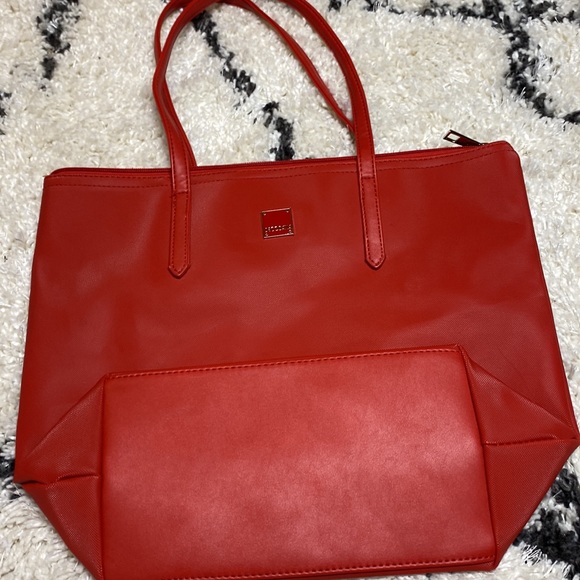NWOT Secosana Red Tote - Picture 2 of 10